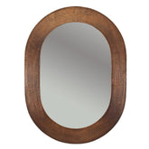 Rustic Premier Copper 35 in. Oval Hammered Copper Mirror - MFO3526